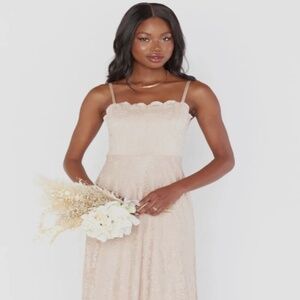Show Me Your Mumu Women's Lauren Tie Maxi Dress Bridesmaid
